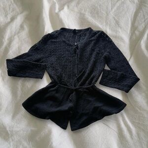 H&M Black Knit Cardigan